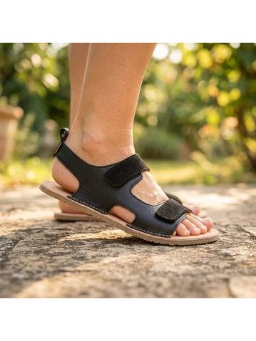 FRODDO SANDAL FLEXY NOEA Black | Barefoot sandály