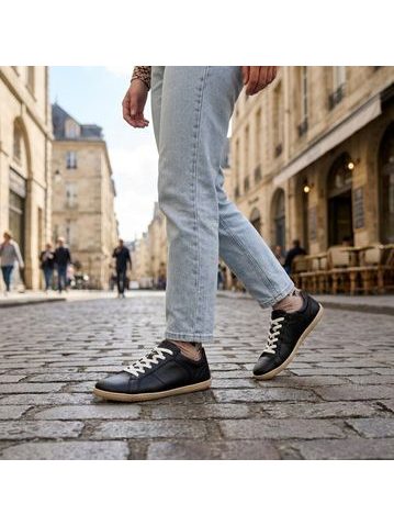 Barefoot Tenisky GROUNDIES® Panama Modré Bordeaux