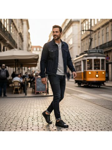ANGLES ATLAS WINTER Black | Kotníčkové zateplené barefoot boty