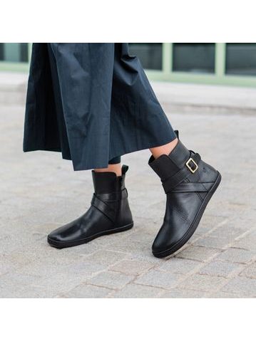 SHAPEN DIVINE Black | Dámské barefoot kotníkové boty