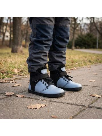 Dětské barefoot zimní boty FRODDO WINTER TEX růžové/zlaté