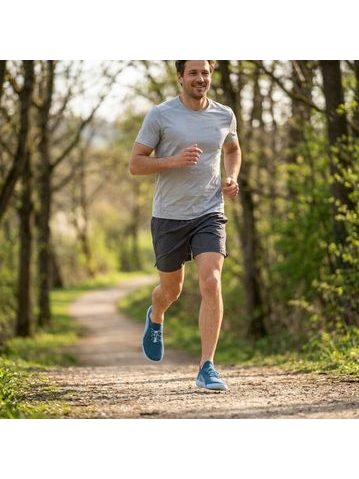 Barefoot Športni Čevlji GROUNDIES® G-Flex Precision Limetno Naftno Modri