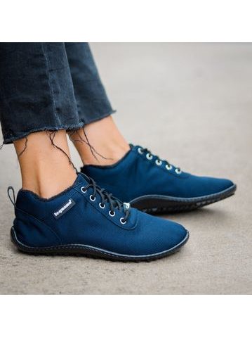 LEGUANO GALAXO Blue | Zateplené barefoot boty
