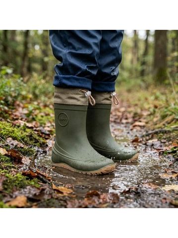 Детски Barefoot Целогодишни кецове PEGRES BF54 0.1 кафяви
