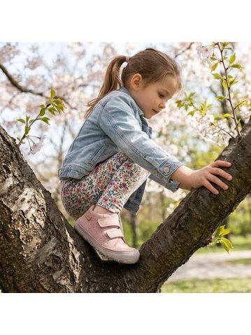 VICTORIA OLIVER Rosa | Dětské barefoot tenisky