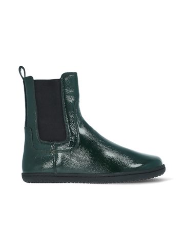 ANGLES Orion Women's Barefoot Chelsea Boots Green Varnish