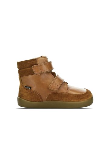 BUNDGAARD BASIL Cognac | Dětské zimní zateplené barefoot boty