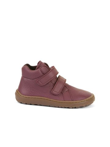 Dětské celoroční barefoot boty FRODDO AUTUMN vínové