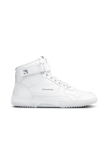 Adidași barefoot Barebarics Zing High Top albi din piele