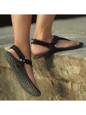 BOSKY PERFORMANCE Y-TECH Black and White | Barefoot sandály