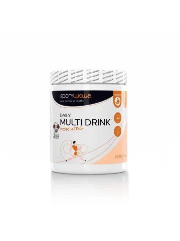 DAILY MULTIDRINK FOR KIDS SportWave pomeranč 180 g komplexní vitamínový nápoj pro děti