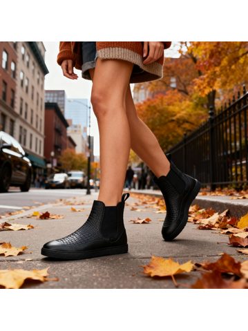 GROUNDIES® SIENNA Leopard Ženske Barefoot Chelsea