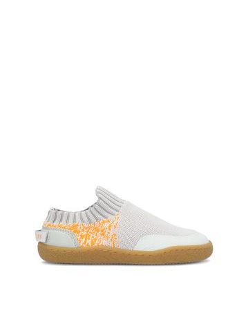 Dětské Barefoot Slip-On Tenisky GROUNDIES® Nara Kids Šedo Oranžové