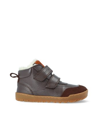 RAYVE TALINN 3.0 Tmavě hnědá | Dětské barefoot zimní zateplené boty