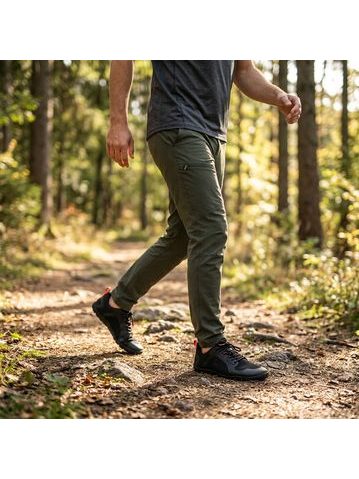 Barefoot Outdoorové Boty GROUNDIES® All Terrain Low Černé