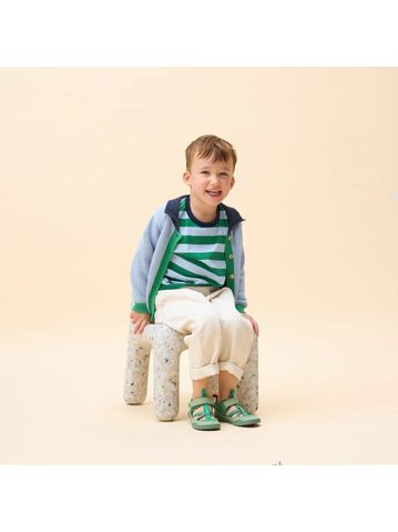 AFFENZAHN SANDAL VEGAN BREEZE FROG Green | Dětské barefoot sandály 2