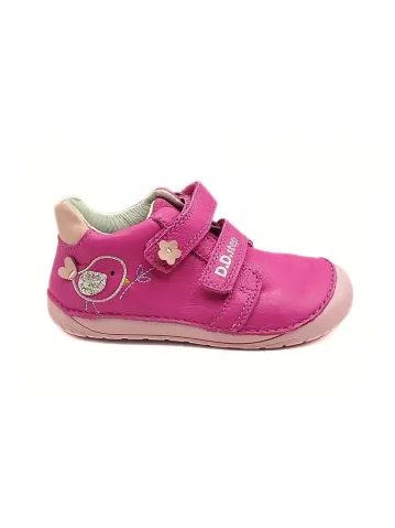 Dětské barefoot tenisky D.D.STEP S070-61646B Hot Pink růžové ptáček