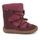 Dětské barefoot zimní boty FRODDO ZIMNÍ TEX TRACK WOOL bordó