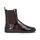 ANGLES ORION Women's Barefoot Chelsea Boots Burgundy Varnish