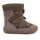 Dětské barefoot zimní boty FRODDO ZIMNÍ TEX TRACK WOOL tmavě růžové