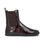 ANGLES ORION Women's Barefoot Chelsea Boots Burgundy Varnish