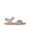 Sandales barefoot enfant Be Lenka Miami Kids corail pailleté