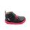 Dětské Barefoot Celoroční boty PEGRES SKINNY SBF 62F černo/růžové