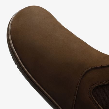 Dámské Barefoot+ Zateplené Chelsea GROUNDIES CAMDEN Čokoládové