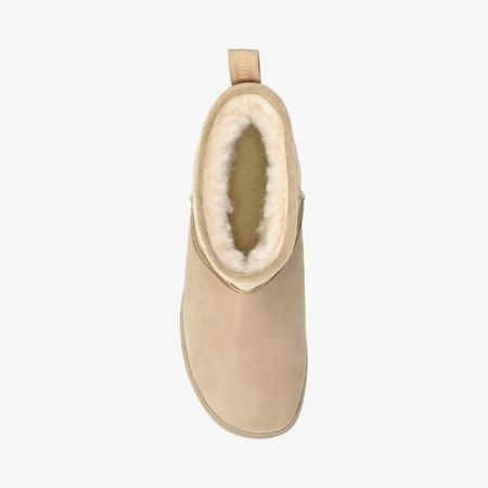Dámské Barefoot Zateplené Boty GROUNDIES® COZY BOOT Béžové