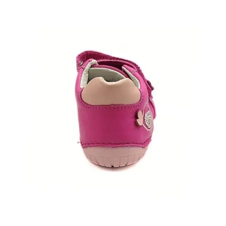 Dětské barefoot tenisky D.D.STEP S070-61646B Hot Pink růžové ptáček