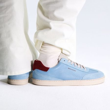 Barefoot Tenisky GROUNDIES® Panama Modré Bordeaux