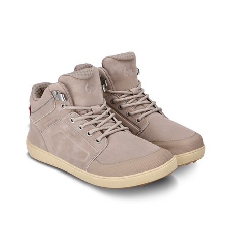 BE LENKA ZIMNÍ KOTNÍKOVÉ ArcticEdge - Beige | Zimní zateplené barefoot boty