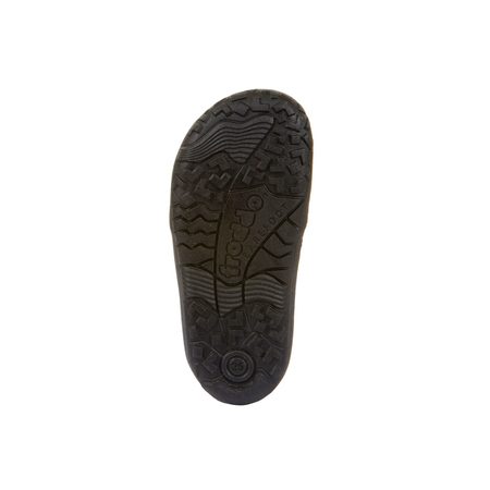 FRODDO KOTNÍKOVÉ ZIMNÍ FURRY BOOT Black | Dětské zimní zateplené barefoot boty