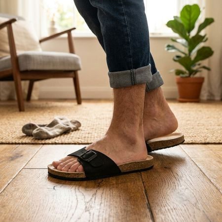Barefoot Papuče NATURAL BAREFOOT SAVA ONE crne