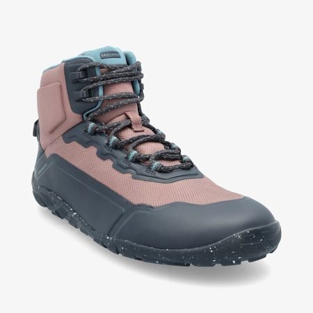 Dámské Barefoot Voděodolné Pohorky GROUNDIES® All Terrain High 2.0 Fialové