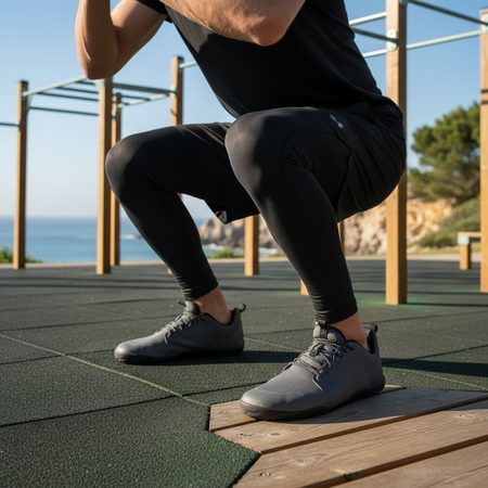 GROUNDIES® All Terrain Low Grey Barefoot Обувки