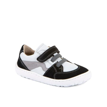 FRODDO TENISKY RIVER White Black | Dětské barefoot tenisky