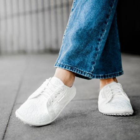 LEGUANO AMALFI White | Dámské barefoot tenisky