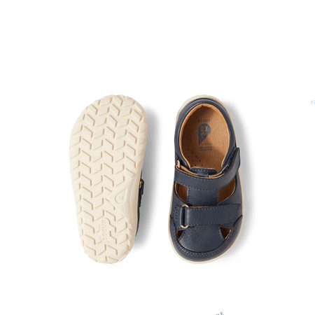 BOBUX ALPHA TROOP Navy | Dětské barefoot sandály