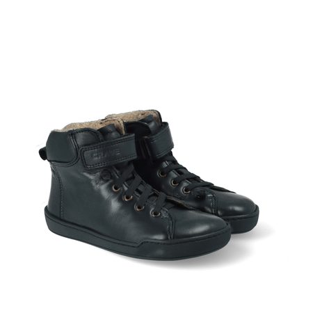CRAVE WINFIELD Black | Dětské zimní zateplené barefoot boty 33