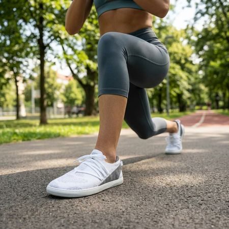 GROUNDIES® Osaka White/Stone Barefoot Slip-On sportcipő