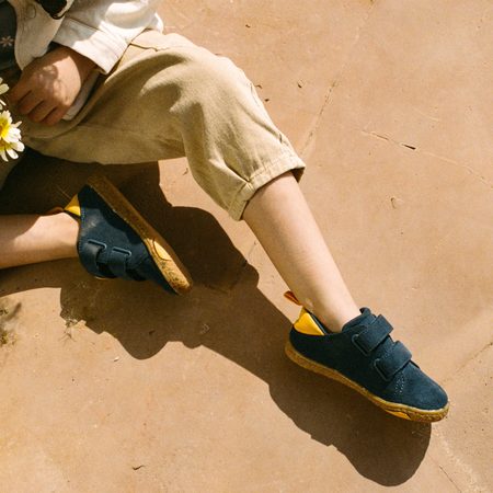 Dětské Barefoot Tenisky GROUNDIES® Malmö Modré