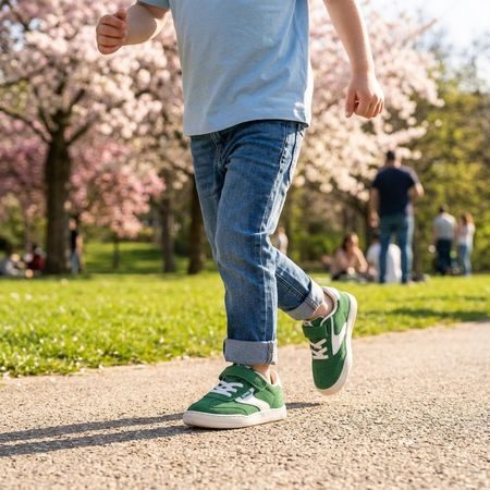 MTNG FREE Verde | Dječje barefoot tenisice