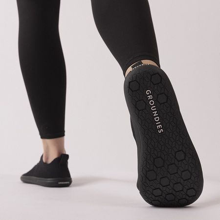 GROUNDIES® Active Knit Černé | Barefoot sportovní tenisky