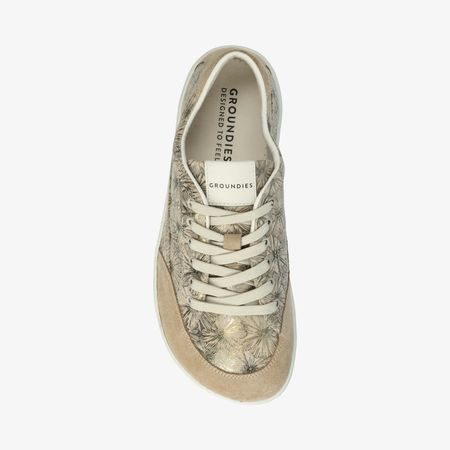 GROUNDIES® Amsterdam Barefoot+ Dámské Zlaté | Dámské barefoot tenisky