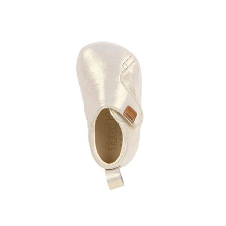 FRODDO PREWALKERS II Gold Shine | Dětské první barefoot botičky
