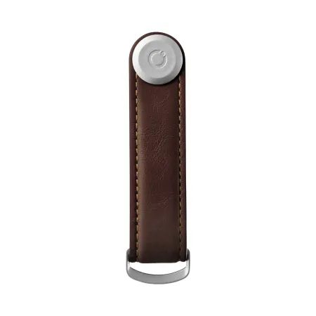Klíčenka Orbitkey 2.0 Espresso & Brown Stitching