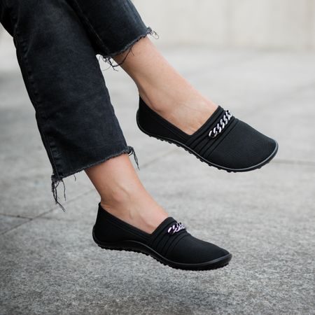 LEGUANO LADY FAMOUS Black | Dámské barefoot baleríny