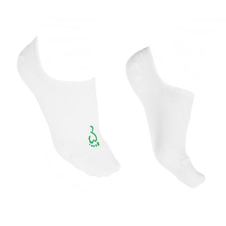 NABOSO BAMBUSOVÉ BAREFOOT PONOŽKY NEVIDITELNÉ Bílé VÝHODNÝ SET 10 KUSŮ