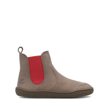 Dětské Barefoot Zateplené Kotníkové Boty GROUNDIES® Everyday Kids Hnědé